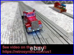 US 1 Electric Trucking Night Haulers set with EXTRAS! US-1 Slot Car Trucks Track