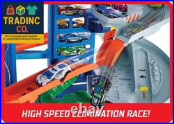 Ultimate Garage Track Set with 2 Toy Cars, City Playset with Multi-Level Side-B