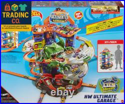 Ultimate Garage Track Set with 2 Toy Cars, City Playset with Multi-Level Side-B