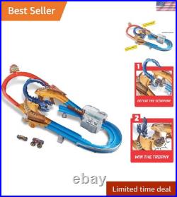 Ultimate Monster Trucks Scorpion Sting Track Set with Toy Truck & 164 Scale Car