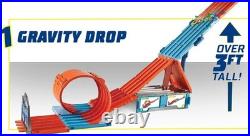 Ultimate Race Crate Toy Car Track Set 3 Builds, 8+ft Track, 2 Cars, Ages 6-10