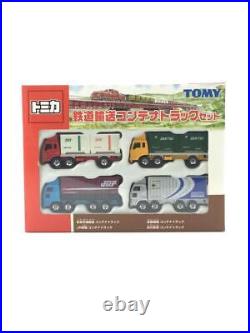 Unused TAKARA TOMY Minicar/Tomica/Railway transport container track set Japan