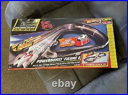 VERY-RARE 2007 Mattel Speed Racer Hot Wheels PowerBurst Figure 8 Track Set-NIB