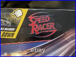 VERY-RARE 2007 Mattel Speed Racer Hot Wheels PowerBurst Figure 8 Track Set-NIB