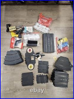 VINTAGE 1965 ELDON SLOT CAR TRACK SET Straight CURVED Controllers 1/32 Cars