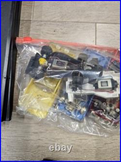 VINTAGE 1965 ELDON SLOT CAR TRACK SET Straight CURVED Controllers 1/32 Cars