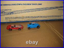 VINTAGE 1975 HOT WHEELS DOUBLE DUEL SPEEDWAY TRACK SET with REDLINES