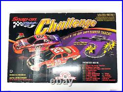 VINTAGE Snap-on Tools Racing Challenge HO Scale Electric Race Set TESTED EUC