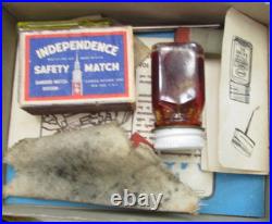 VINTAGE THUNDER JET 500 SLOT CAR & TRACK w 6 CARS MODEL TRAIN SET AS IS