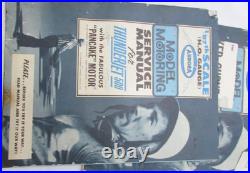 VINTAGE THUNDER JET 500 SLOT CAR & TRACK w 6 CARS MODEL TRAIN SET AS IS