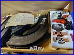 VINTAGE TYCO NITE GLOW SLOT RACING SET WithCARS TRACK box Awesome in box killer