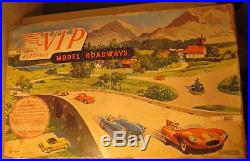 VIP 1/32 Set A Figure 8 Model Roadways Metal Track Slot Car Set, No Cars