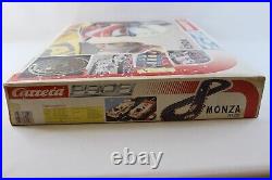 VTG Carrera Profi #70100 Monza 140 Scale Slot Car Track Set in Box with Cars