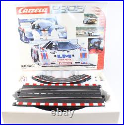 VTG Carrera Profi #70200 Monaco 140 Scale Slot Car Track Set in Box with Cars