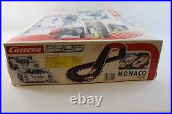 VTG Carrera Profi #70200 Monaco 140 Scale Slot Car Track Set in Box with Cars