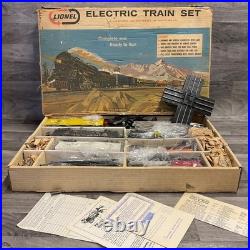 VTG Lionel 5 Car Steam Electric Train Freight Set Figure 8 Track Layout Tested