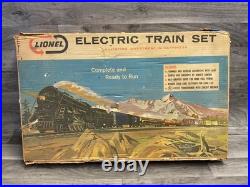 VTG Lionel 5 Car Steam Electric Train Freight Set Figure 8 Track Layout Tested