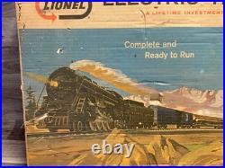 VTG Lionel 5 Car Steam Electric Train Freight Set Figure 8 Track Layout Tested