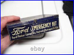 Very old 1900s Original Ford Emergency kit auto box lamp accessory vintage tool