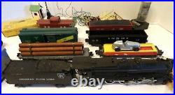 Vintage 1952 American Flyer Train Set with 316 Penn Loco, Cars, Track & More