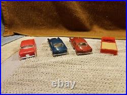 Vintage 1966 Ideal Motorific Alcan Highway Track/2 tested Car/4 bodies/Complete