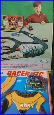 Vintage 1967 Ideal toy Co Motorific Champion Racerific Slot Car Track Set In Box