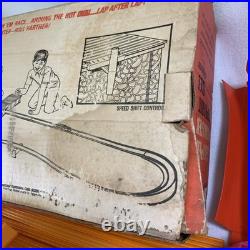 Vintage 1968 Mattel Hot Wheels Super-Charger Sprint Set Track with Box & Extras