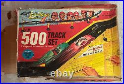 Vintage 1969 Topper Toys Johnny Lightning 500 Track Set Complete Track 1 Car