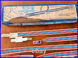 Vintage 1974 Hot Wheels Super Chromes MUSTANG STOCKER Loco-Motion Race Track Set