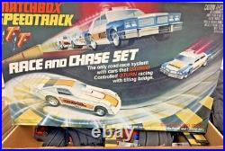 Vintage 1978 Matchbox Speed Tracks Race & Chase Set With Three Cars Tested