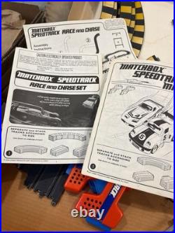 Vintage 1978 Matchbox Speed Tracks Race & Chase Set With Three Cars Tested