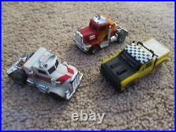 Vintage 1978 Tyco Ideal TCR Slotless Slot Car Race Track Set Trucks Jam Car Inc