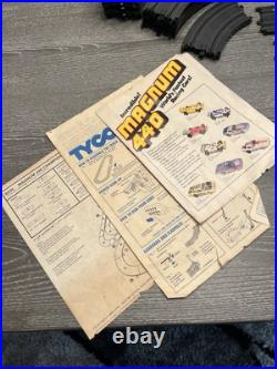Vintage 1980s Tyco Magnum 440 Championship Slot Car Complete Set With Box RARE