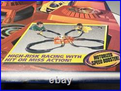 Vintage 1999 Mattel Hot Wheels Criss Cross Crash Motorized Race Track Set. New