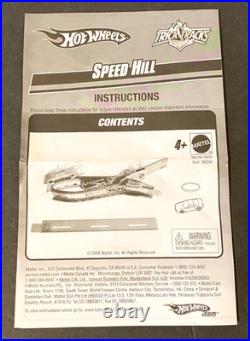 Vintage 2008 Hot Wheels Speed Hill Trick Tracks Complete With Car And Box Rare