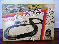 Vintage 70's Tomy Aurora AFX Figure 8 Track Corvette Javelin Slot Cars NOS Tyco