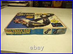 Vintage Artin Pro Track 400 Super Speed Racing 4 Slot Car Set With Box