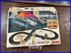 Vintage Aurora AFX Model Motoring Daytona HO Slot Car Race Track Set Not Complet