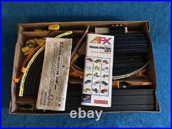 Vintage Aurora AFX Nassau 500 HO Slot Car Race Set with Box Cars Track Manual