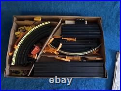Vintage Aurora AFX Nassau 500 HO Slot Car Race Set with Box Cars Track Manual