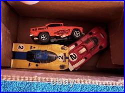Vintage Aurora AFX Nassau 500 HO Slot Car Race Set with Box Cars Track Manual