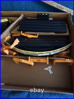 Vintage Aurora AFX Nassau 500 HO Slot Car Race Set with Box Cars Track Manual