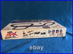 Vintage Aurora AFX Nassau 500 HO Slot Car Race Set with Box Cars Track Manual