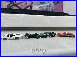Vintage Aurora AFX Tomy Thunderloop Thriller Slot Car Track Set Boxed with 5 Cars
