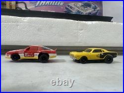 Vintage Aurora AFX Tomy Thunderloop Thriller Slot Car Track Set Boxed with 5 Cars