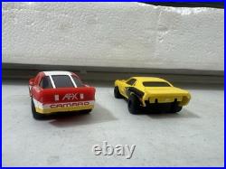 Vintage Aurora AFX Tomy Thunderloop Thriller Slot Car Track Set Boxed with 5 Cars