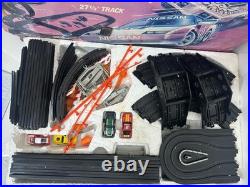 Vintage Aurora AFX Tomy Thunderloop Thriller Slot Car Track Set Boxed with 5 Cars