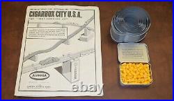 Vintage Aurora Cigarbox City U. S. A. Track Set With Track, Stands, & 1 Car
