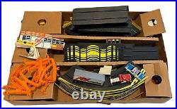 Vintage Aurora Smokey & AFX Express Slot Police Car / Truck Set + Extra Tracks