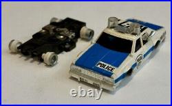 Vintage Aurora Smokey & AFX Express Slot Police Car / Truck Set + Extra Tracks